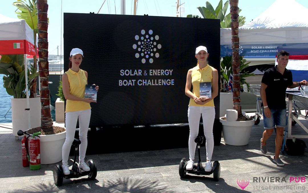 Yacht Club Monaco & Solar Energy Boat Challenge | Hoverboard & Distribution de Flyers