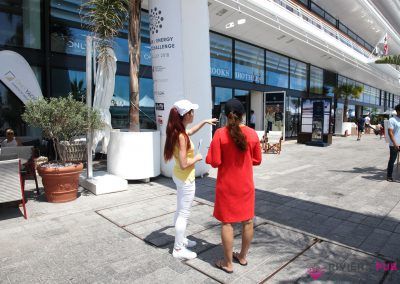 2 hôtesses en hoverboard pour le Yacht Club Monaco et le Solar Energy Boat Challenge - Riviera Pub - Street Marketing Nice, Cannes, Monaco