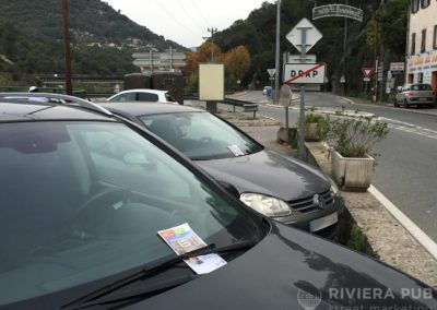 Roadshow et distribution de flyers pour Bouygues Immobilier - Riviera Pub - Street Marketing Nice, Cannes, Monaco