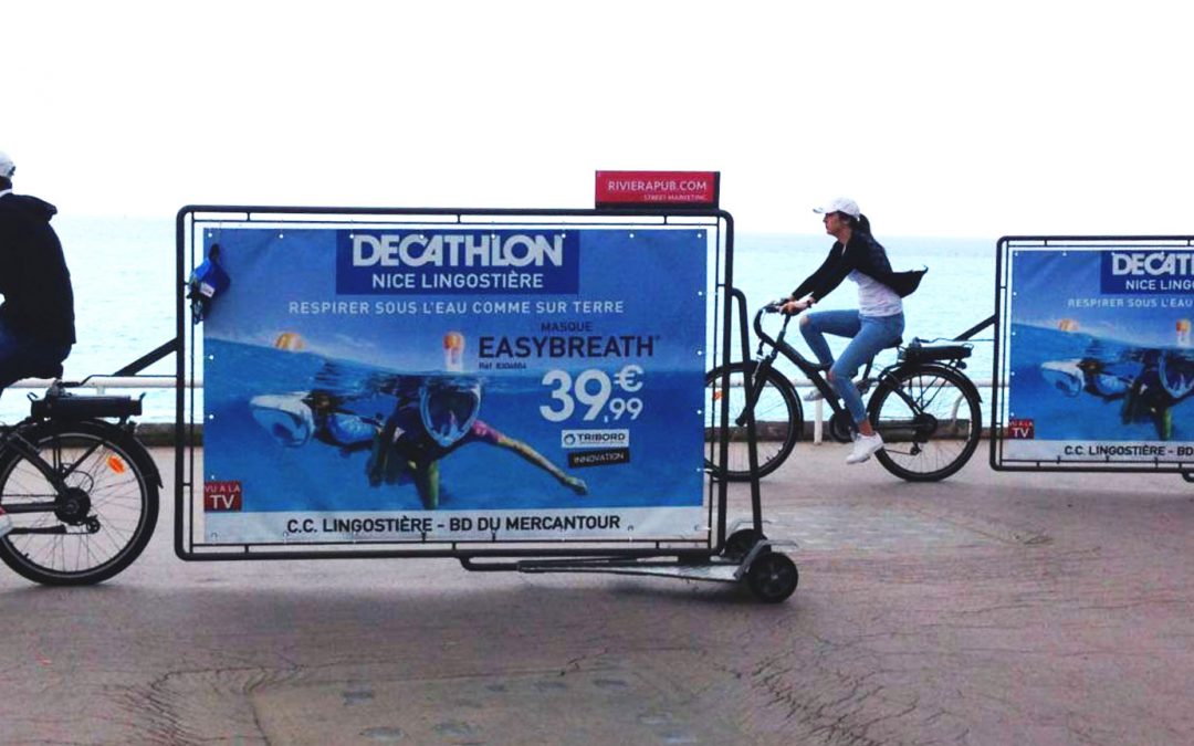 Decathlon – EasyBreath | Vélo Publicitaire & Distribution