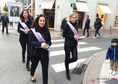 4 hôtesses et distribution publicitaire pour Radisson Blu - Riviera Pub - Street Marketing Nice, Cannes, Monaco