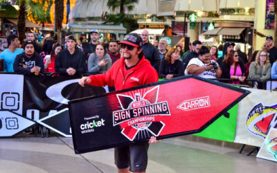 Faites tourner les têtes avec le Sign Spinning !