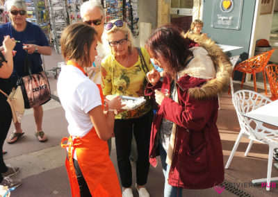 Segway et distribution de flyers pour Ô Sorbet d'Amour - Riviera Pub - Street Marketing Nice, Cannes, Monaco