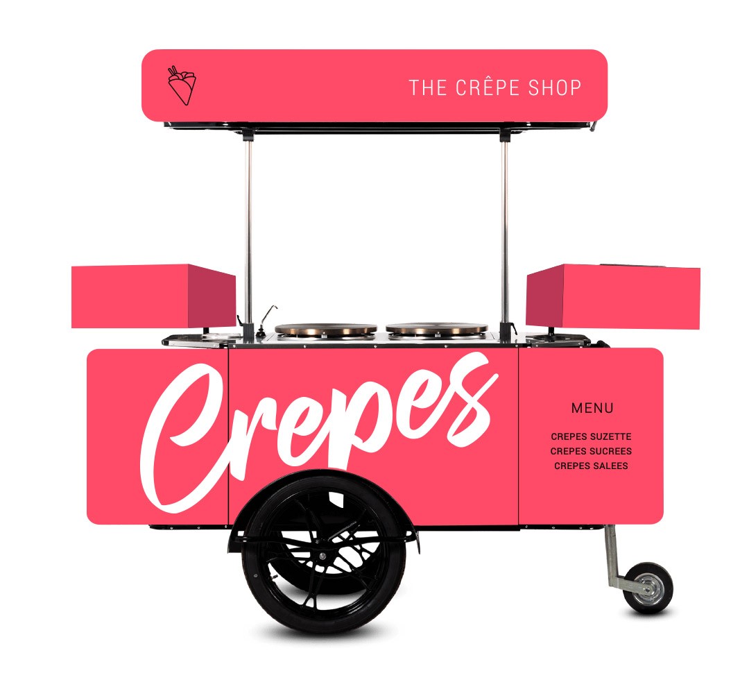 Triporteur à crêpes